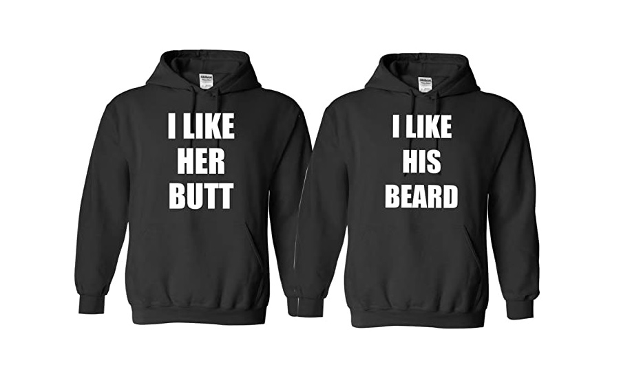 couples hoodies for him and her